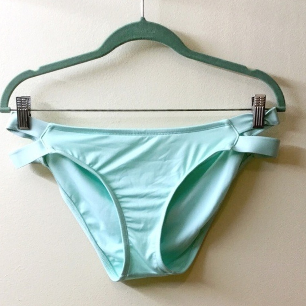 Mossimo Mint Green Banded Bikini Bottom